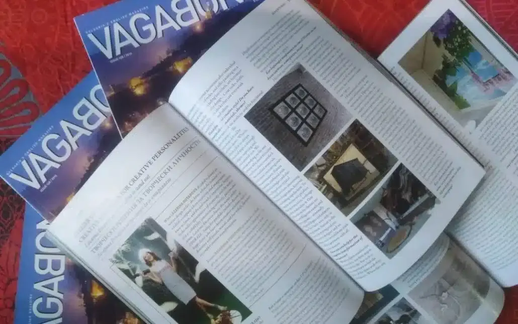 Списание VAGABOND с интервю за Аtelier UPGRADE